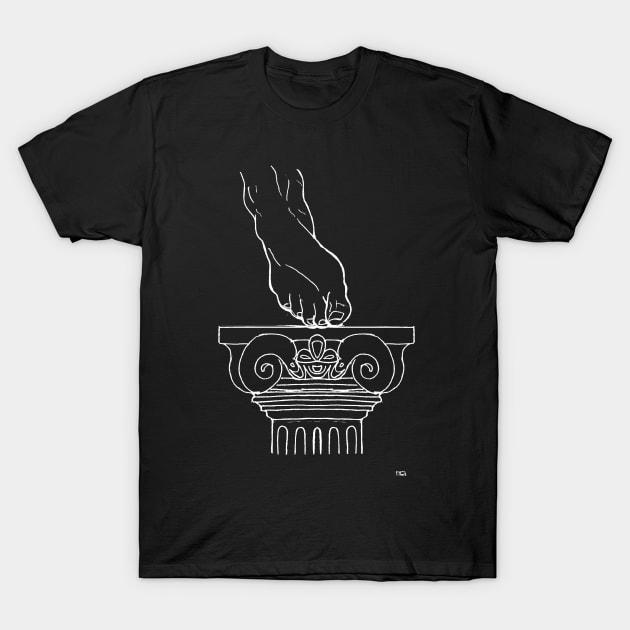 Ivory Tower Foot T-Shirt by Mado Smith